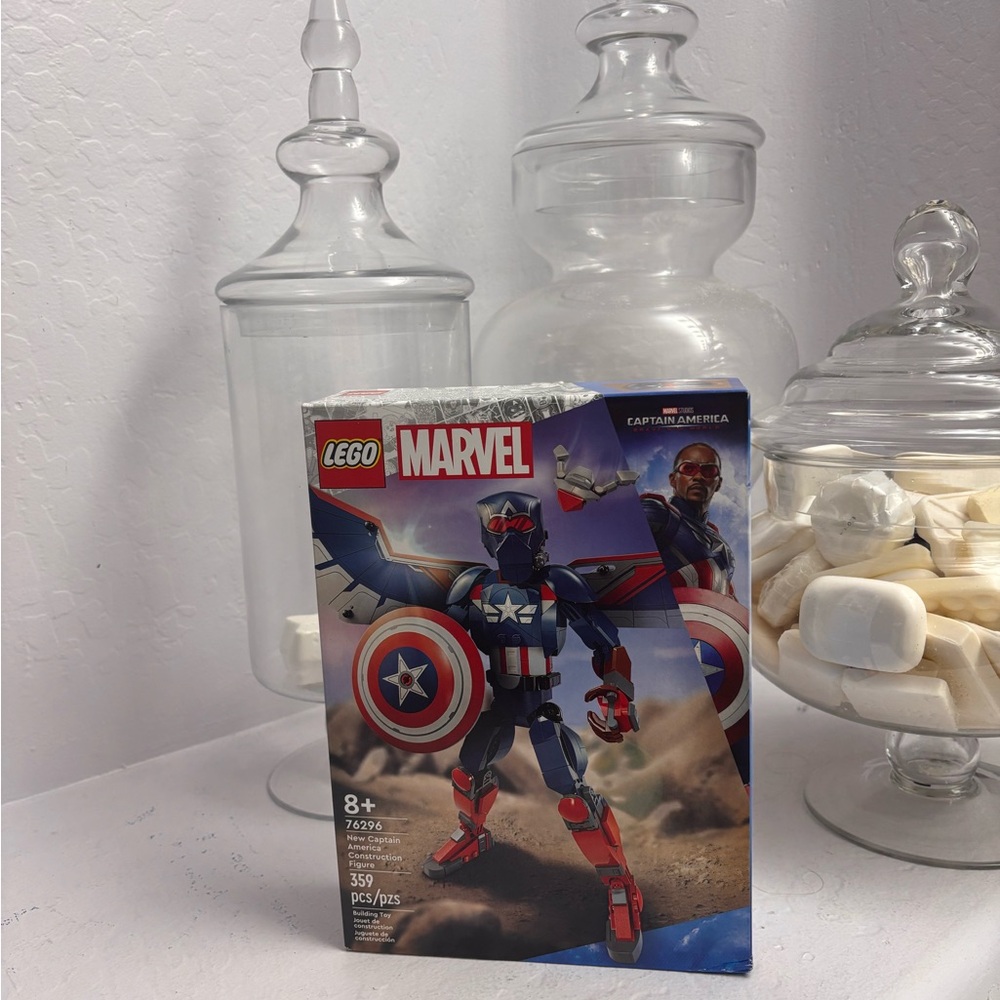 LEGO® Marvel New Captain America Construction Figure 76296 New Sealed - Picture 1 of 2